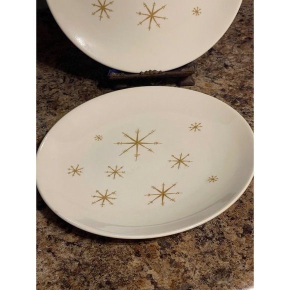 Star Glow MCM Atomic Royal China Plates - Picture 3 of 6
